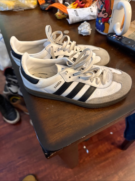 adidas Other - adidas Samba Leather Sneakers - White & Black
